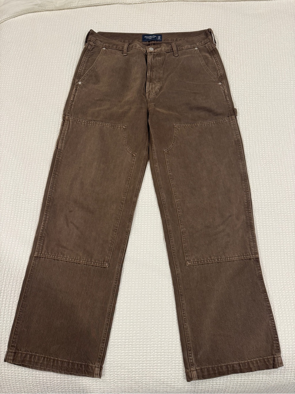 Abercrombie & Fitch Brown Cargo Carpenter Pants
